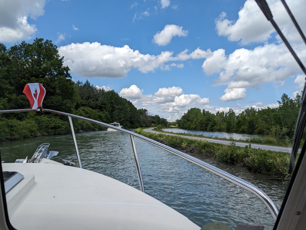 Figure 8: Chambly Canal along Richelieu River