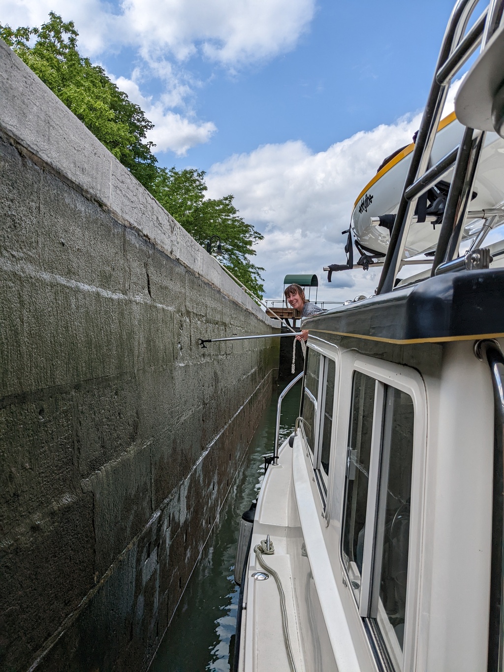 Figure 11: First Mate in Chambly Canal lock flight 1-3