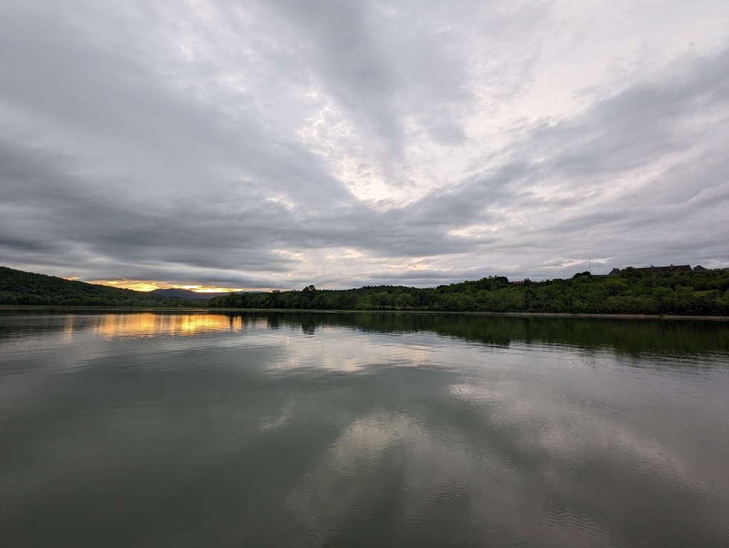 Figure 12: La Chute Bay and Fort Ticonderoga