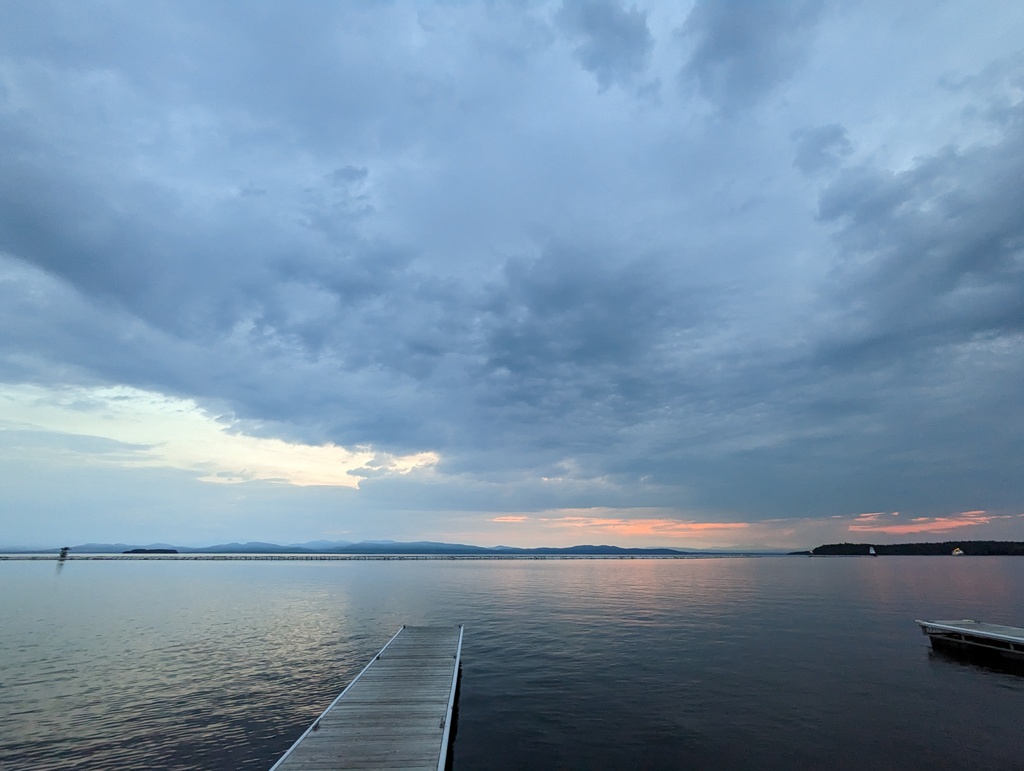 Figure 23: Lake Champlain from Burlinton VT