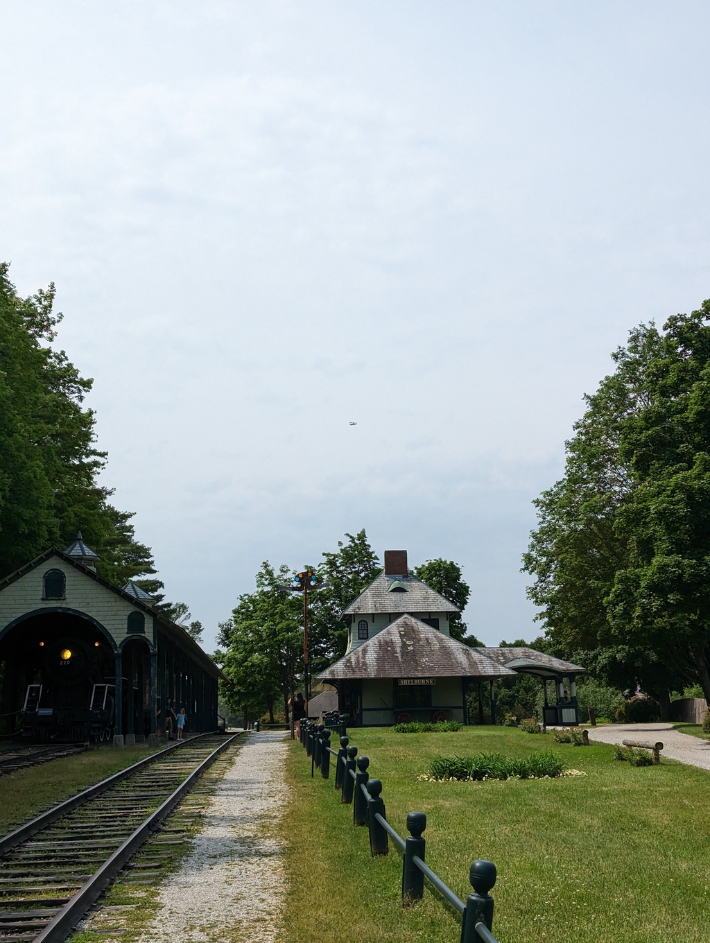 Figure 26: Shelburne Rail Station and Locomotive 220, Shelburne Museum