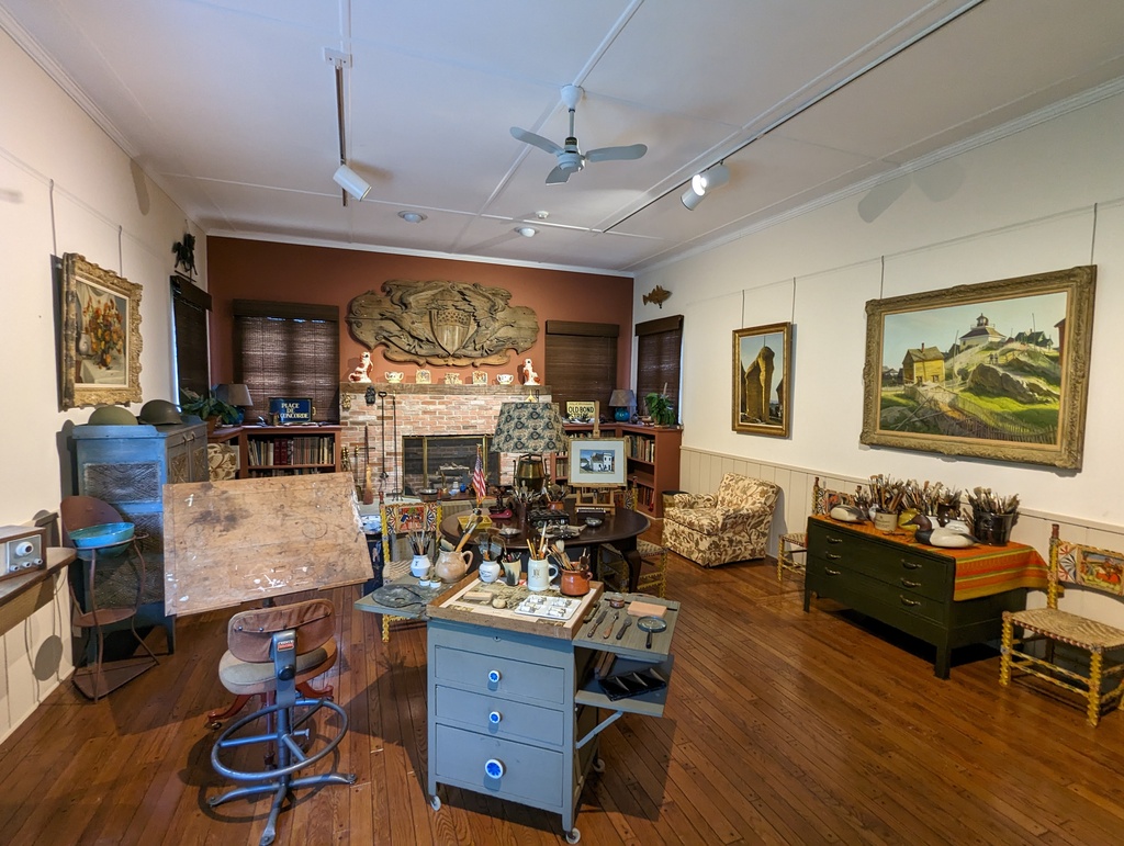 Figure 29: Pleissner’s Studio, Shelburne Museum