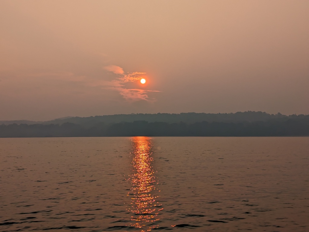 Figure 3: Sunset at Croton Bay