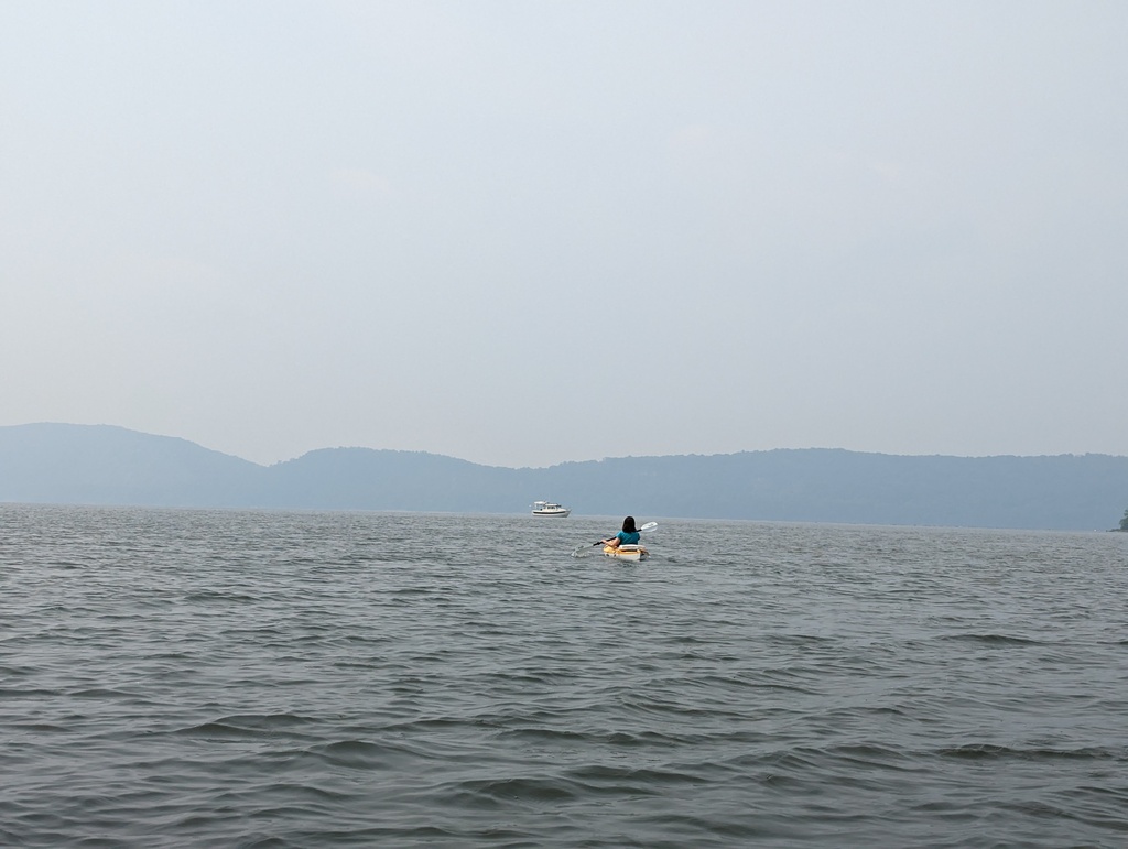 Figure 4: Kayaking on Croton Bay