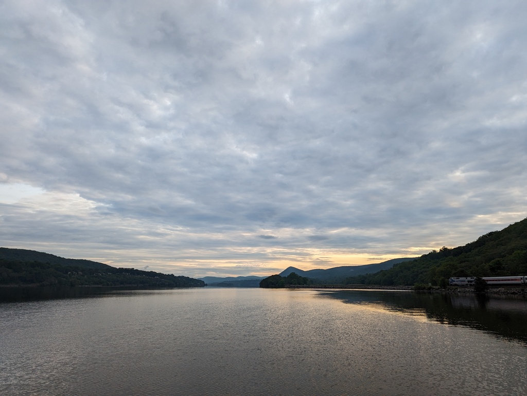 Figure 13: Sunrise on the Hudson River near Bear Mountain State Park