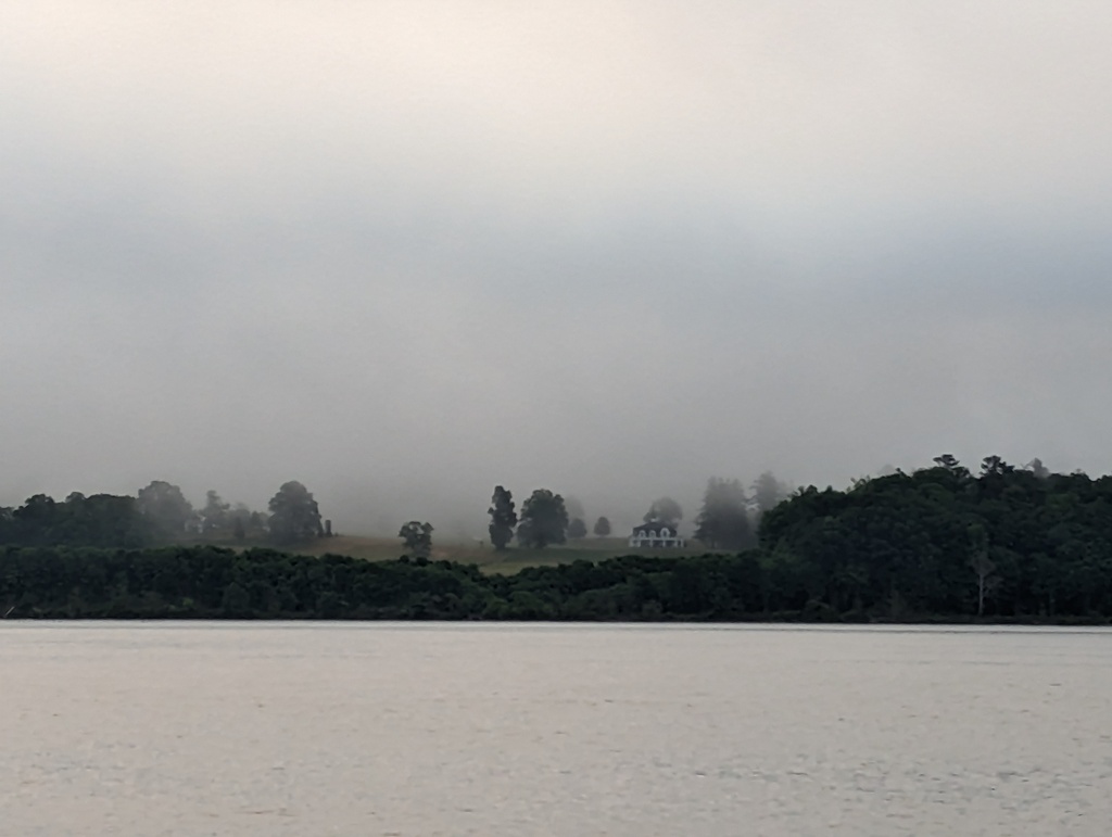 Figure 19: Morning fog on the Hudson, Kingston NY