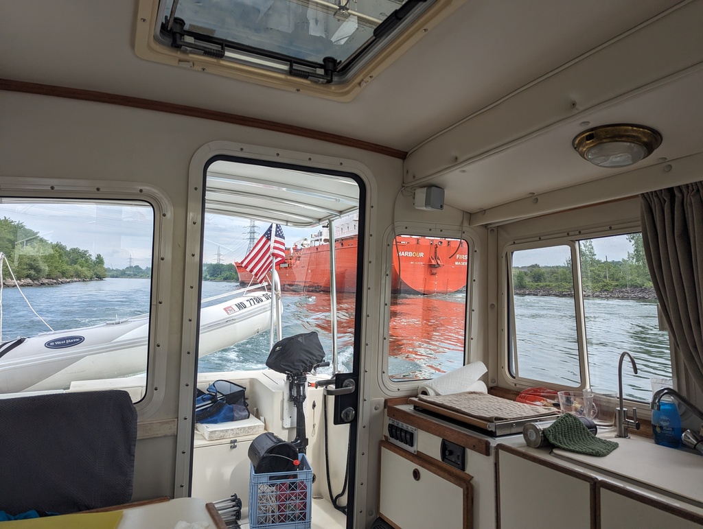 Figure 10: Down-river bound