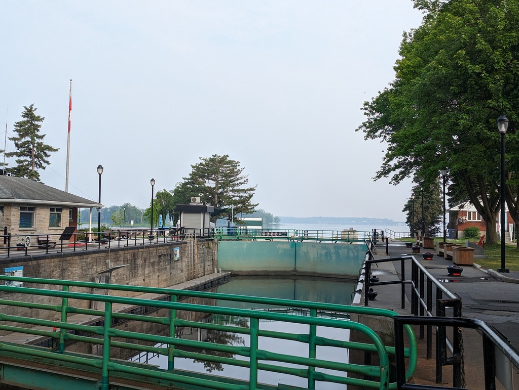 Figure 14: Saint Anne de Bellvue Lock joins Lake Saint Louise and Lake of Two Mountains