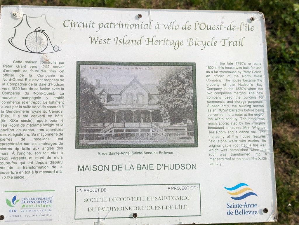 Figure 15: Saint Anne de Bellvue, founded in 1703, allowed the Beaver Pelt trade to move closer to the source