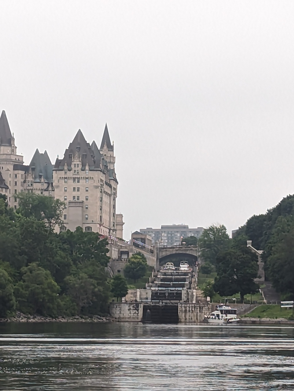 Figure 29: The Rideau Canal Locks 1-8 at the  Ottawa River