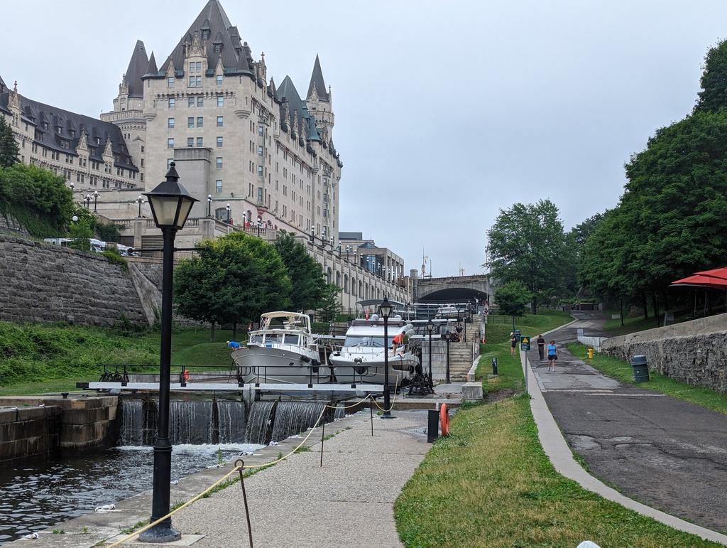 Figure 31: Descending Ottawa City Locks 1-8