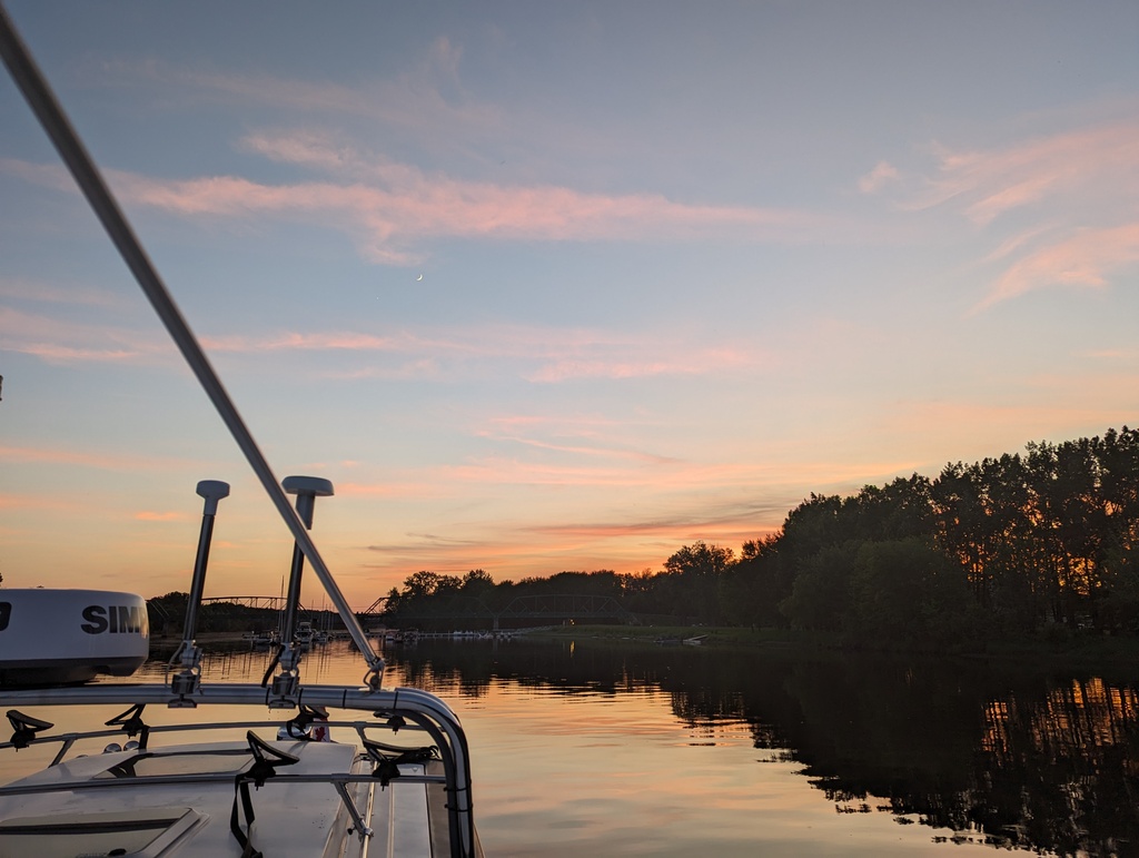 Figure 4: Sunset, Batiscan River