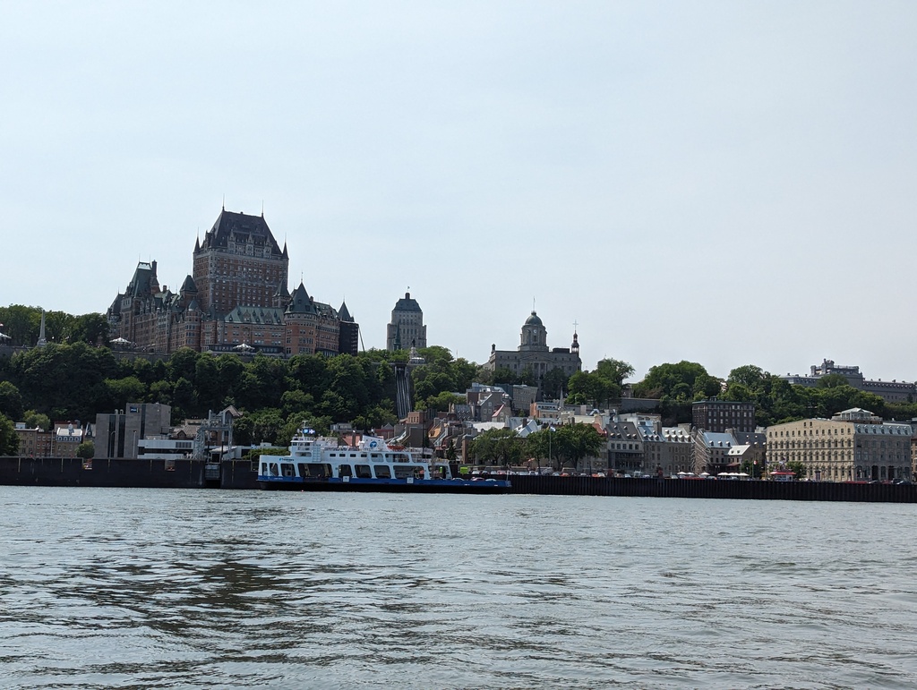Figure 6: Québec City from the Saint Lawrence