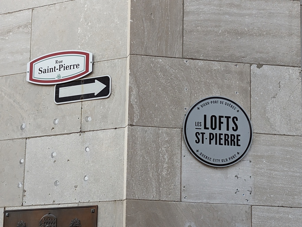 Figure 44: Rue Saint Pierre, Québec City