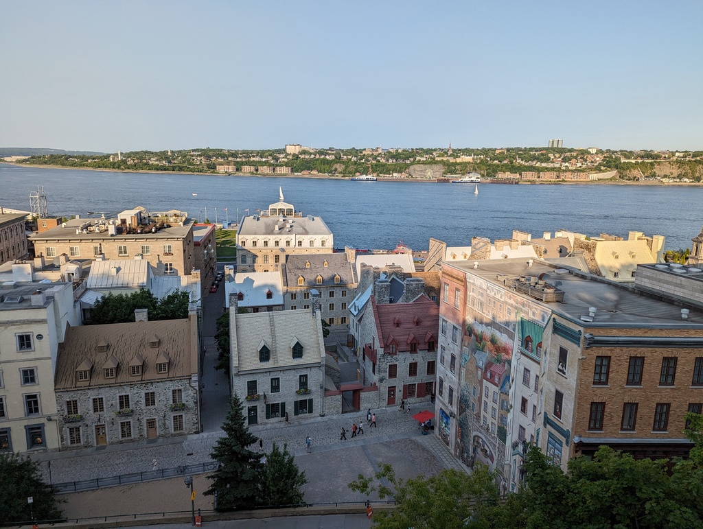 Figure 19: Québec City Mural and Lower Town