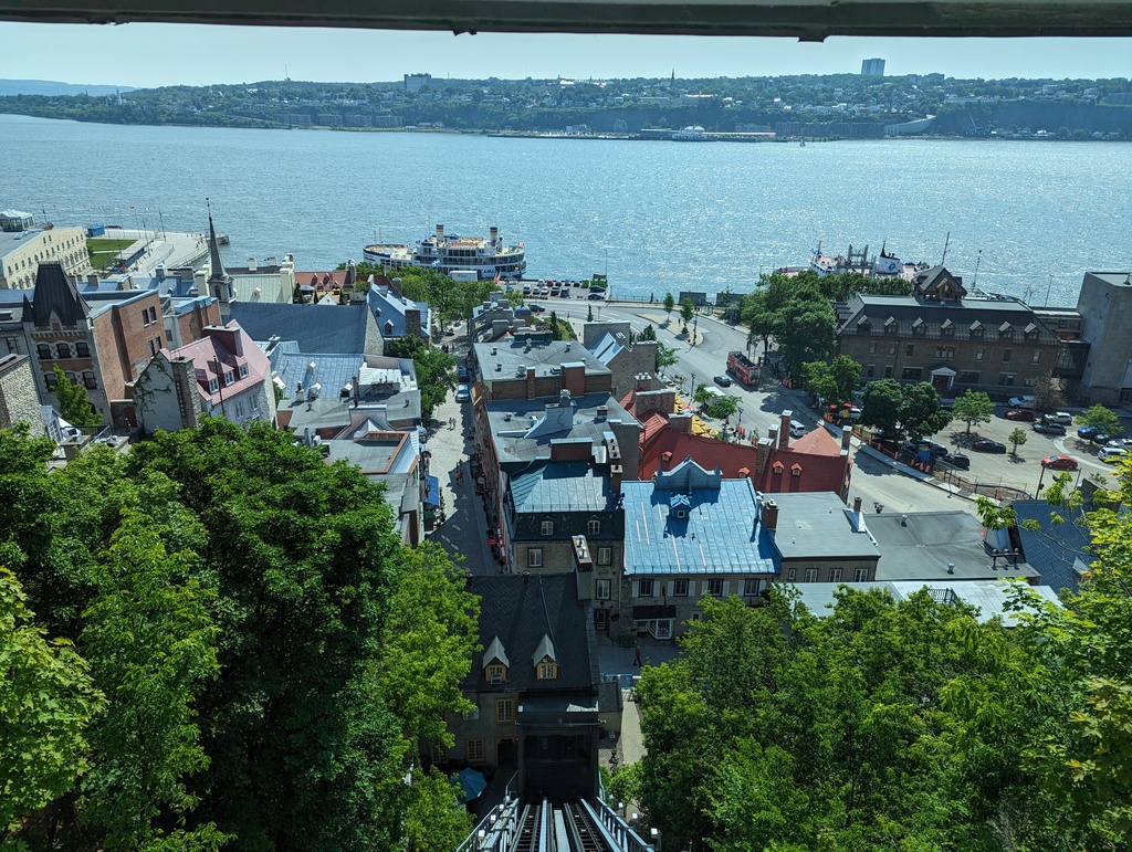 Figure 21: Lower Town from the Funiculaire du Vieux