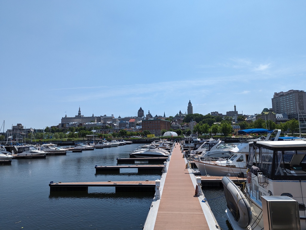 Figure 11: Québec City from Basin Louise