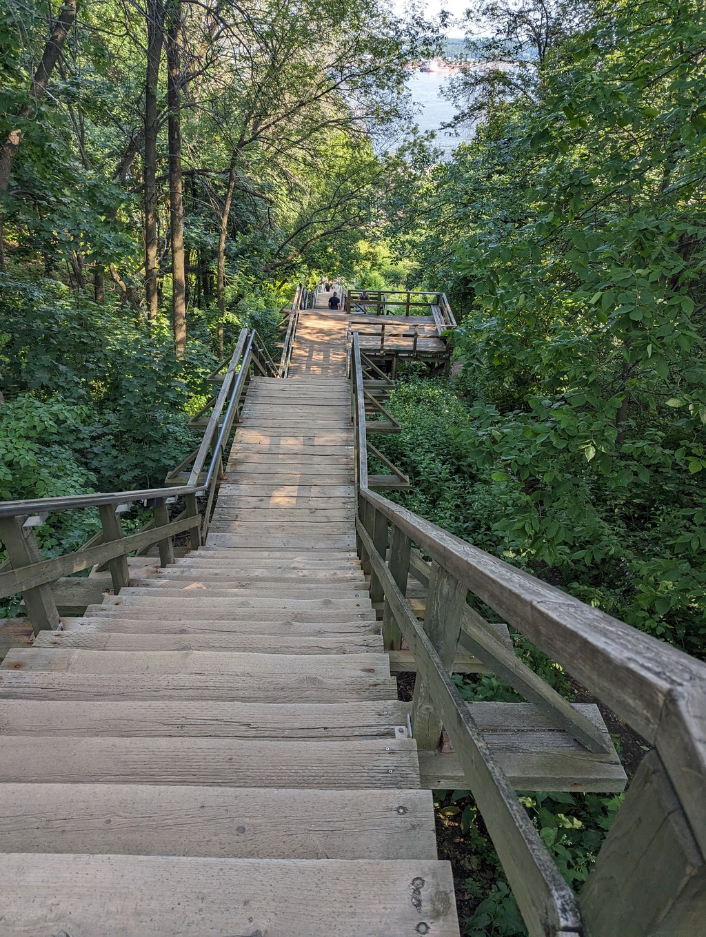 Figure 29: Cap-Blanc Stairs, Plains of Abraham down to Cap-Blanc