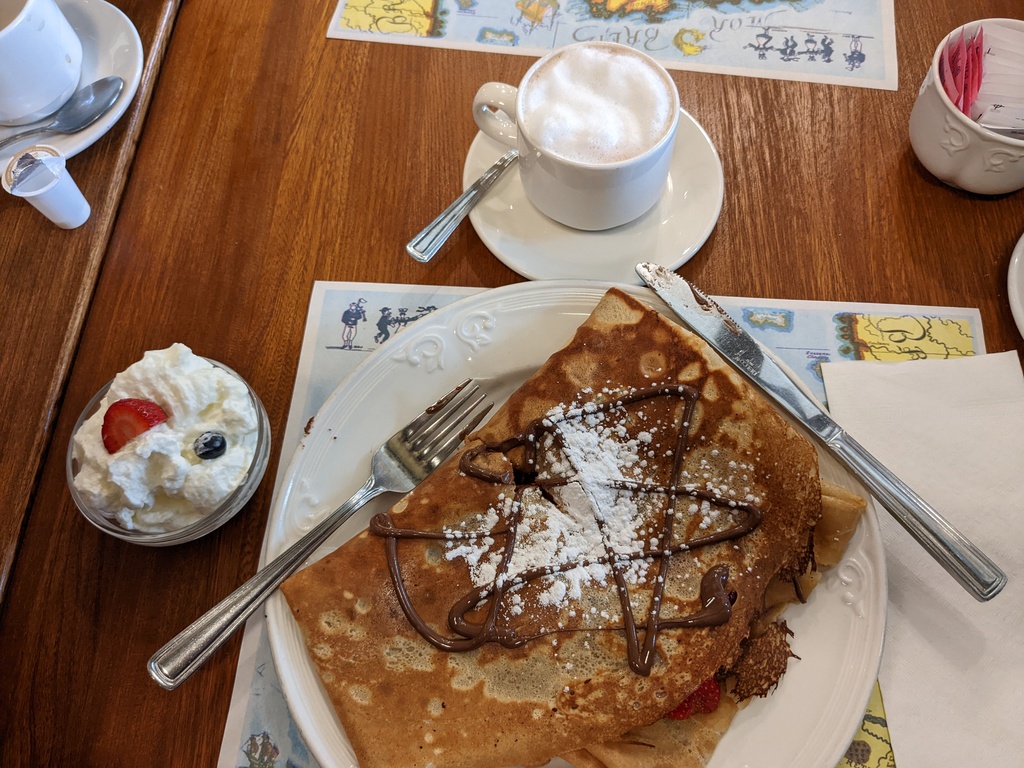 Figure 42: Crepe with Strawberry and Chocolate
