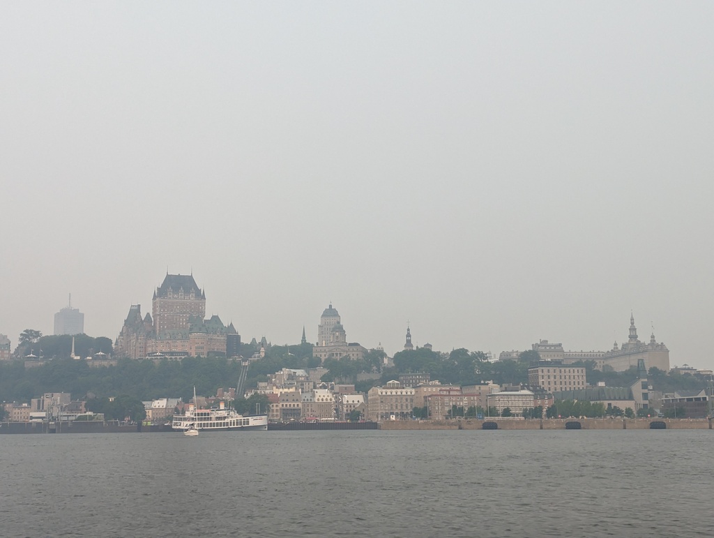 Figure 7: Québec City from the Saint Lawrence