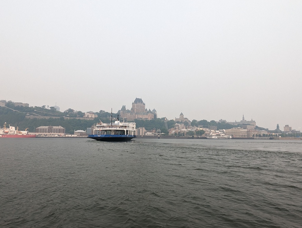 Figure 8: Québec City from the Saint Lawrence