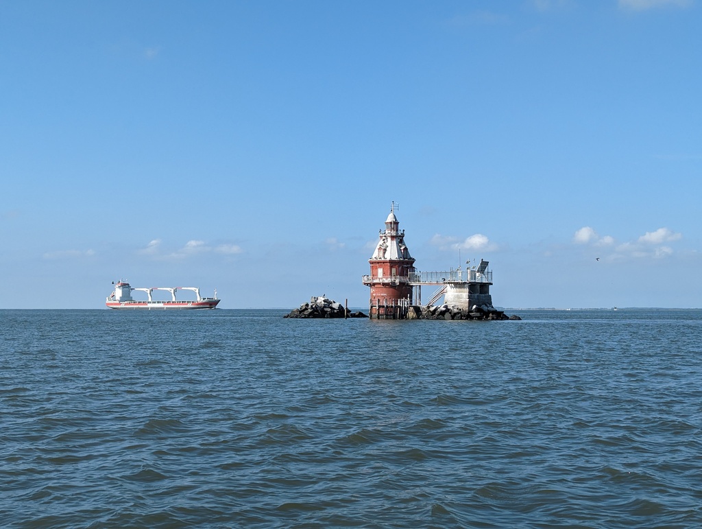 Figure 5: Cross Ledge Light, Delaware Bay